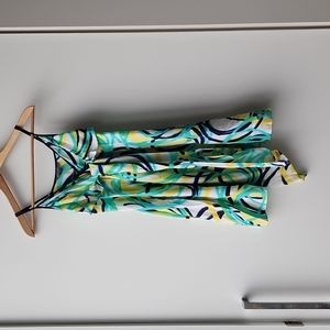 Armani Exchange Silk Sleeveless Summer Dress